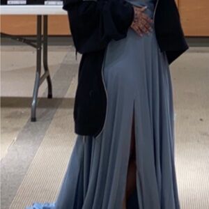 Elegant Blue Prom Dress